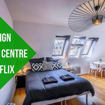 Appartement Design Hyper Centre Lille - Netflix Wifi Fibre - Parking Kültér fotó